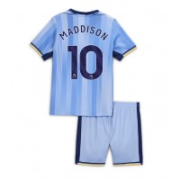 Camiseta Tottenham Hotspur James Maddison #10 Segunda Equipación Replica 2024-25 para niños mangas cortas (+ Pantalones cortos)